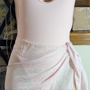 Shekini | NWT One-Piece Thong Bathing Suit And Sarong